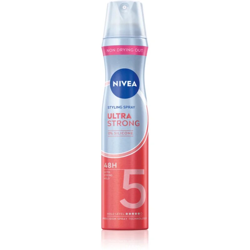 Nivea Ultra Strong Hajlakk az extra erős tartásért szilikonmentes 250 ml
