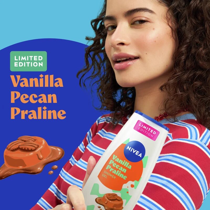 Nivea Vanilla Pecan Praline tusfürdő gél 250 ml