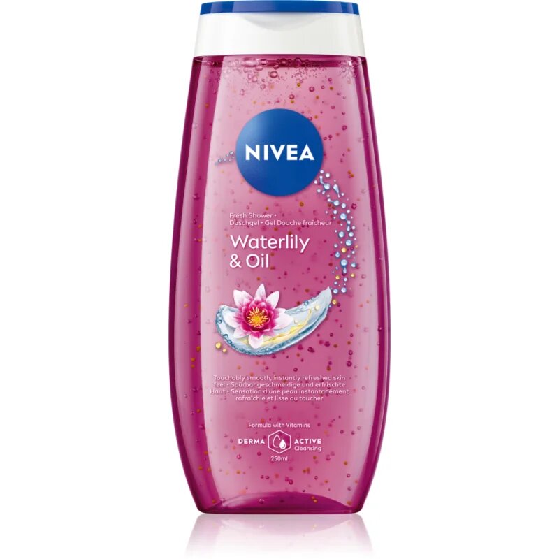 Nivea Waterlily & Oil felfrissítő tusfürdő gél 250 ml
