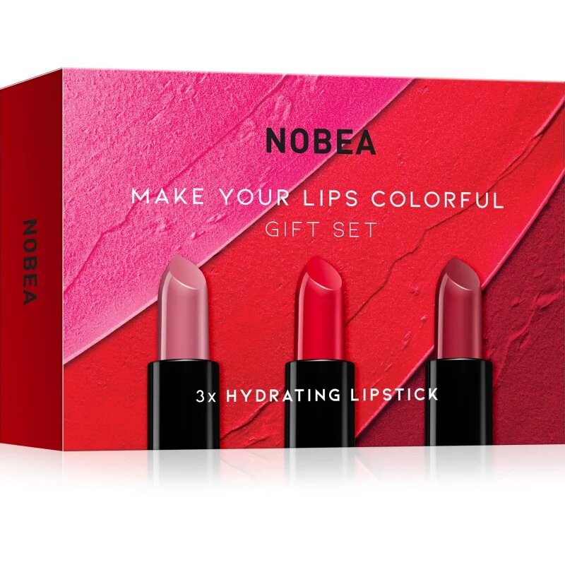NOBEA Beauty Pleasure Make Your Lips Colorful Gift Set rúzs szett ajándék kiadás