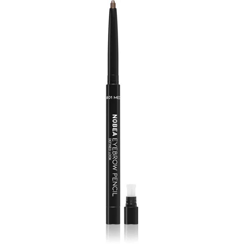 NOBEA Day-to-Day Eyebrow Pencil automatikus szemöldökceruza 01 Medium brown 03 g