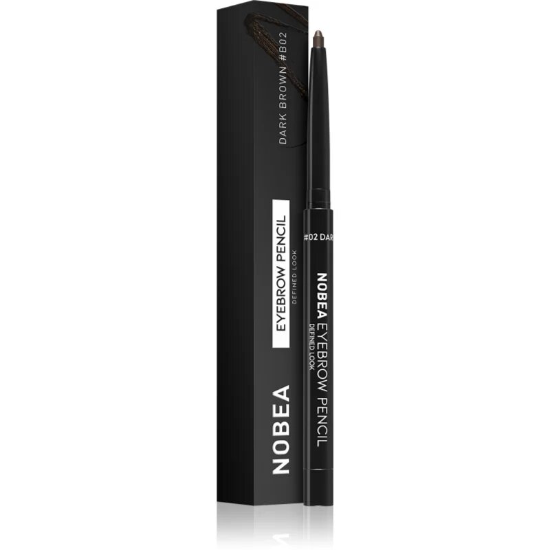 NOBEA Day-to-Day Eyebrow Pencil automatikus szemöldökceruza 02 Dark brown 0.3 g