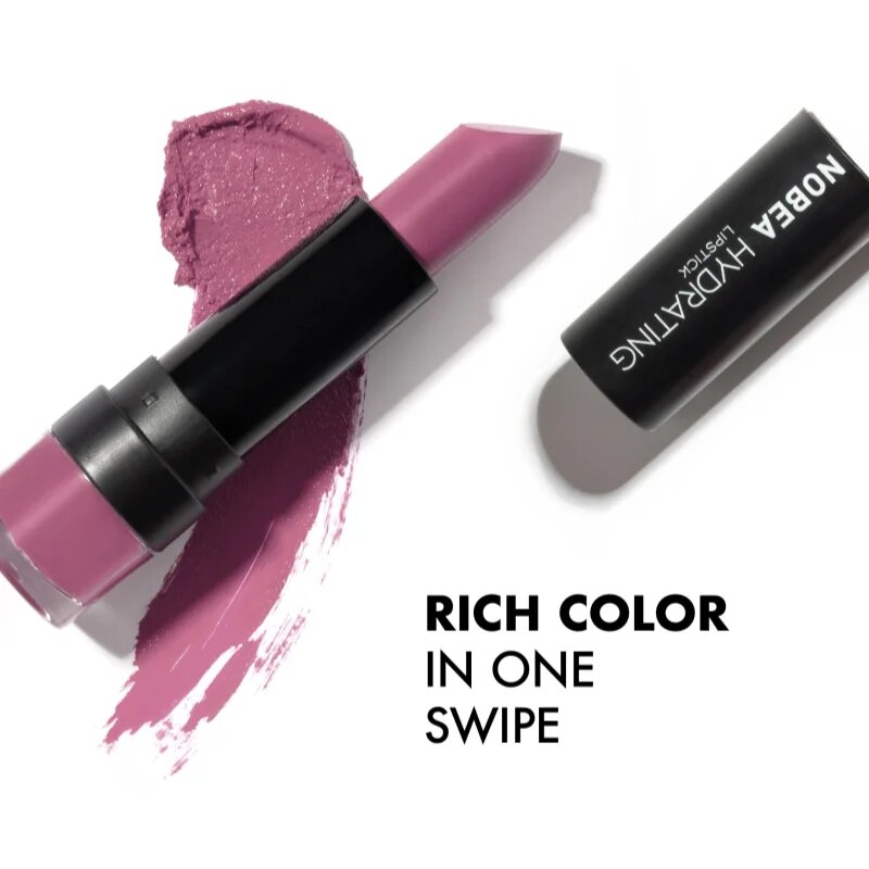 NOBEA Day-to-Day Hydrating Lipstick hidratáló rúzs árnyalat Soft Plum #L10 45 g