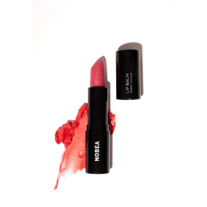 NOBEA Day-to-Day Lip Balm hidratáló ajakbalzsam árnyalat Crystal red 3 g
