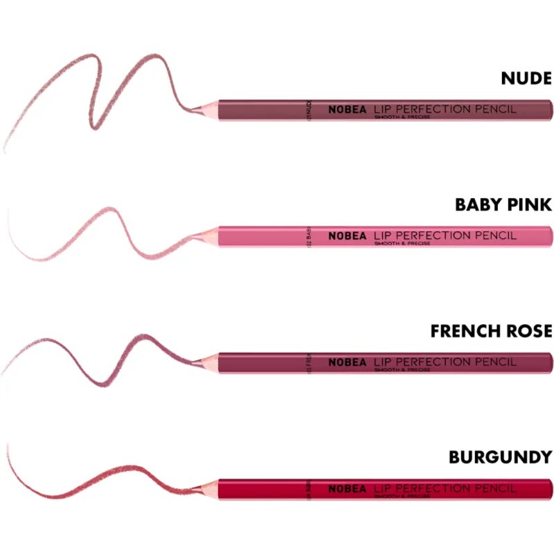 NOBEA Day-to-Day Lip Perfection Pencil szájkontúrceruza French Rose 03 1.55 g