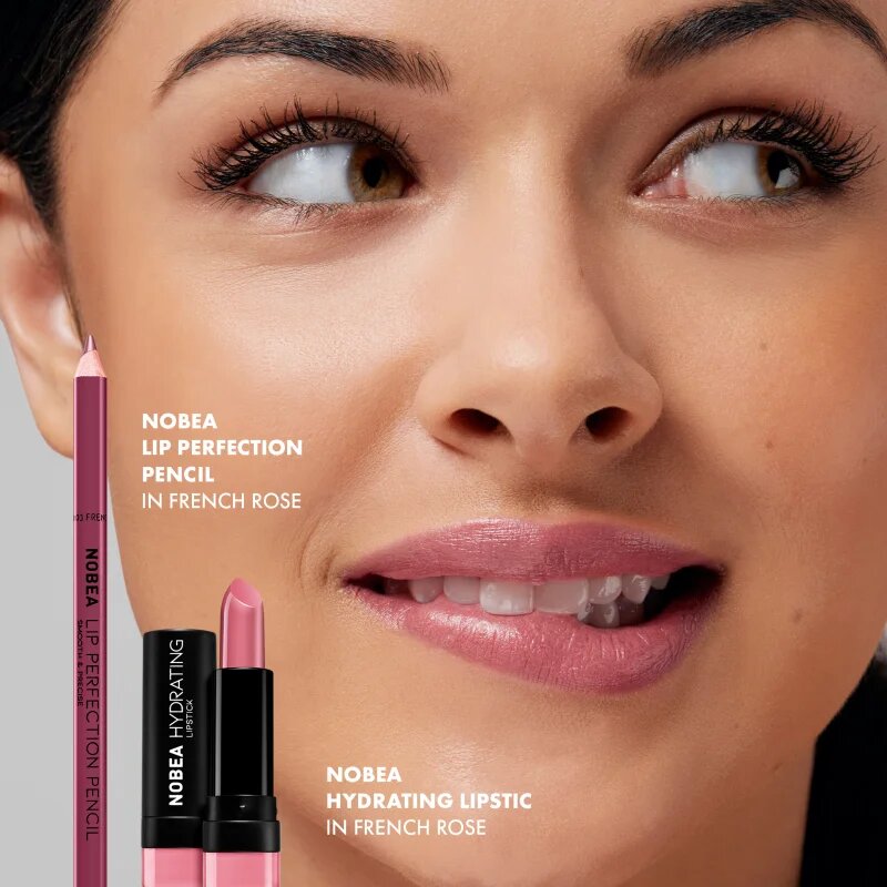 NOBEA Day-to-Day Lip Perfection Pencil szájkontúrceruza French Rose 03 1.55 g