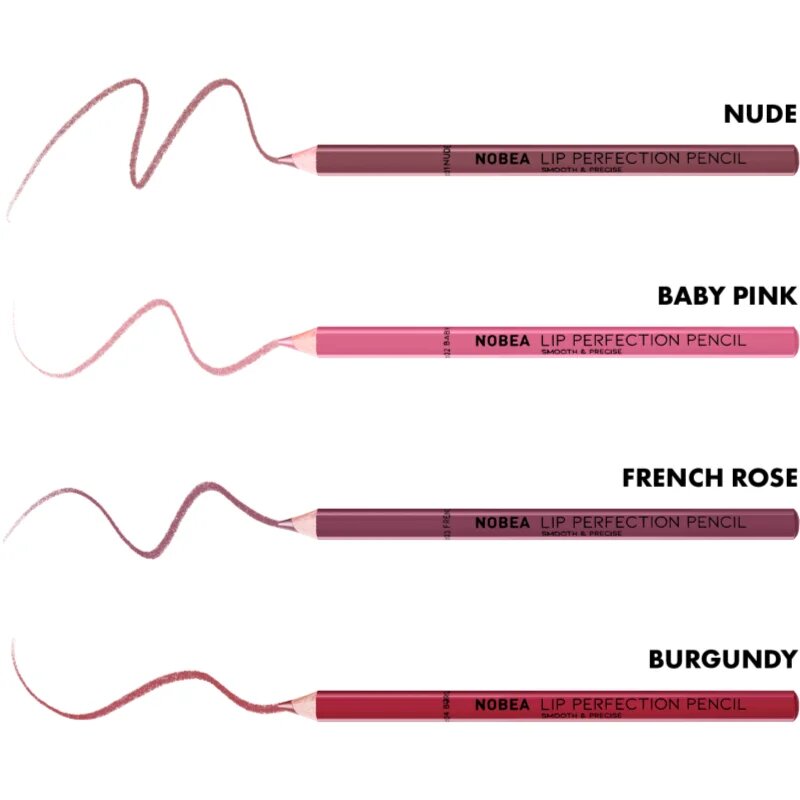 NOBEA Day-to-Day Lip Perfection Pencil szájkontúrceruza Nude 01 1.55 g