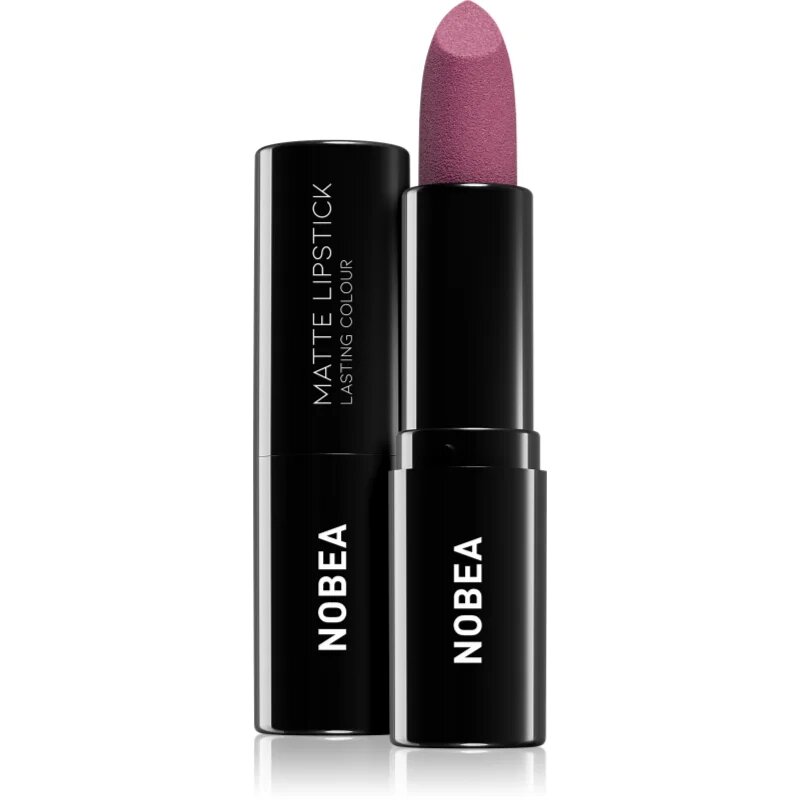 NOBEA Day-to-Day Matte Lipstick mattító rúzs árnyalat Plum purple #M15 3 g