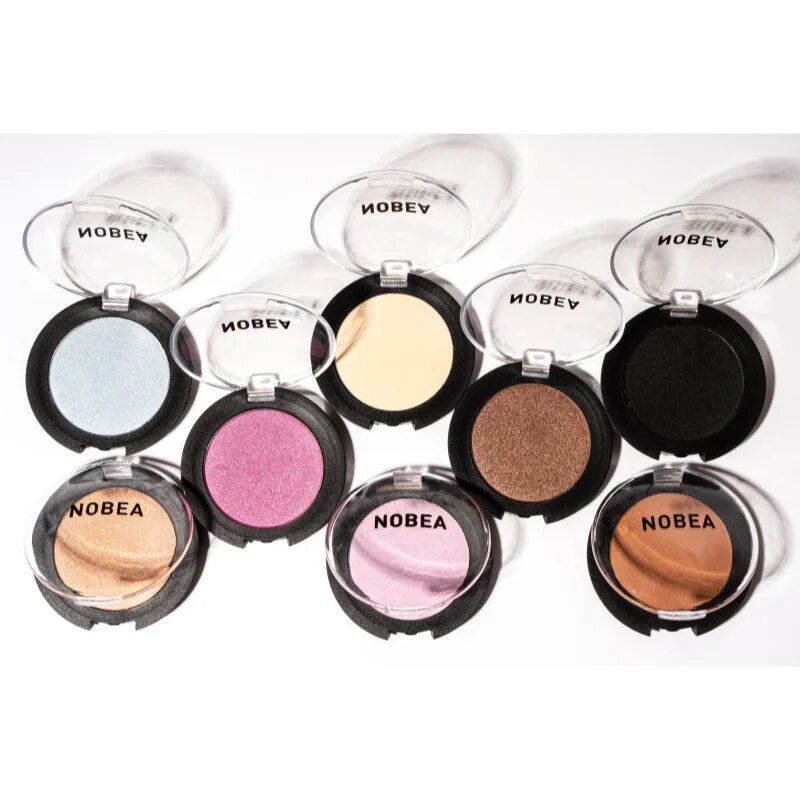 NOBEA Day-to-Day Mono Eyeshadow szemhéjfesték csillámporral árnyalat Toasted almond 35 g