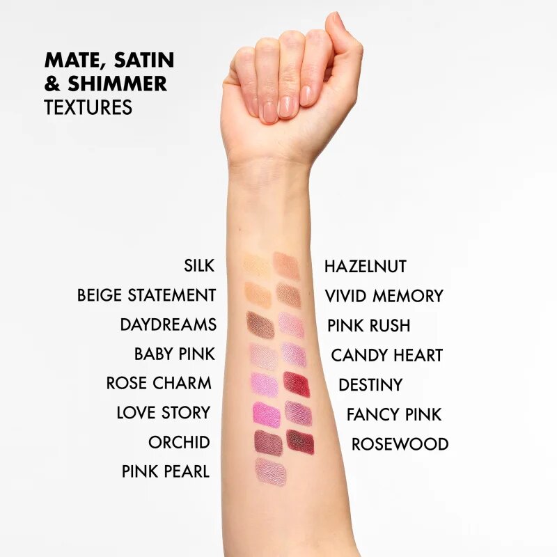 NOBEA Day-to-Day Rosy Glam Eyeshadow Palette szemhéjfesték paletta 24 g