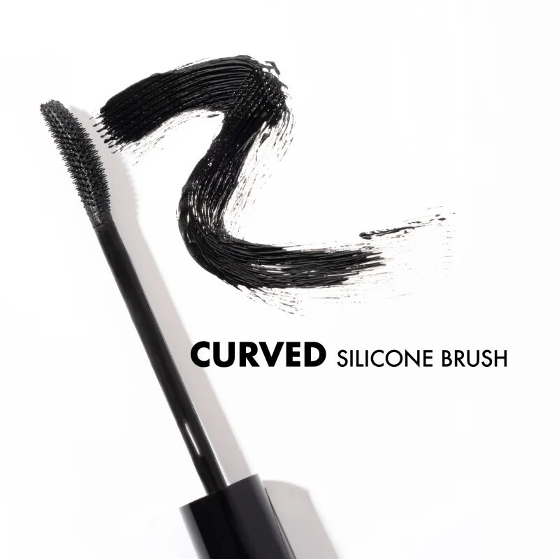 NOBEA Festive 3D Effect Mascara dúsító szempillaspirál 3D hatással árnyalat 001 Black 8 ml