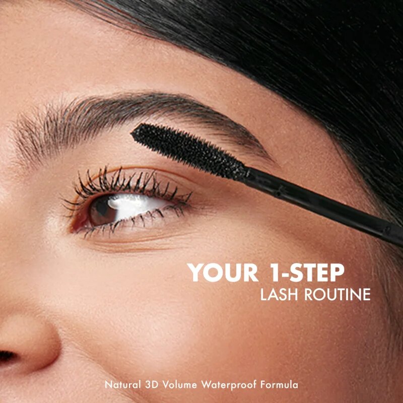 NOBEA Festive 3D Waterproof Mascara vízálló és tömegnövelő szempillaspirál 8 ml