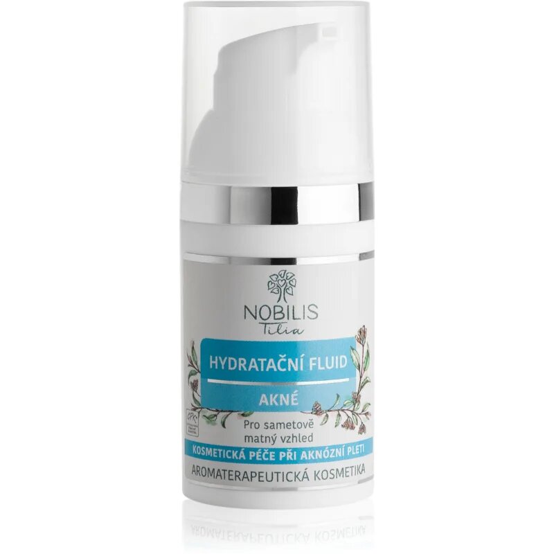 Nobilis Tilia Acne care gyengéd hidratáló fluid problémás és pattanásos bőrre 30 ml