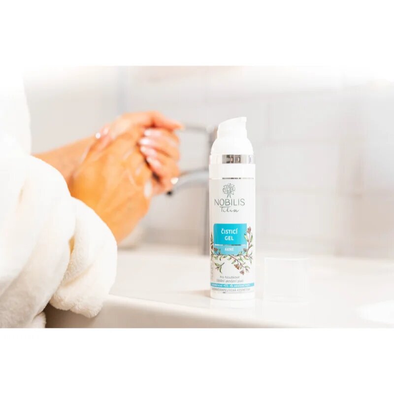 Nobilis Tilia Acne care hidratáló tisztító gél az aknéra hajlamos zsíros bőrre 75 ml