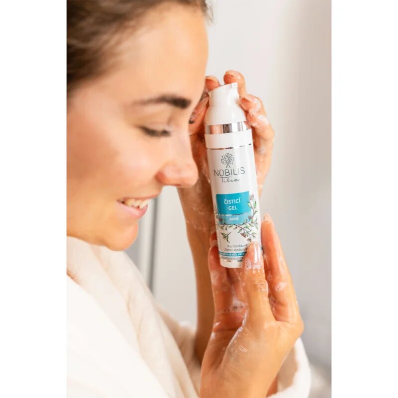 Nobilis Tilia Acne care hidratáló tisztító gél az aknéra hajlamos zsíros bőrre 75 ml