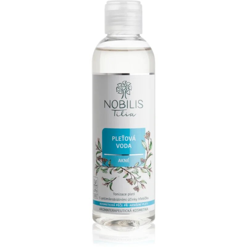 Nobilis Tilia Acne care mélyen tisztító arcápoló víz problémás és pattanásos bőrre 200 ml