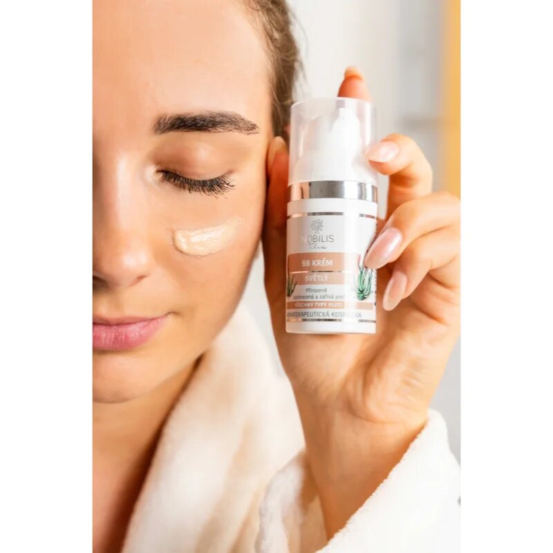 Nobilis Tilia BB Krém hidratáló hatású BB krém Aloe Vera tartalommal árnyalat Light 30 ml