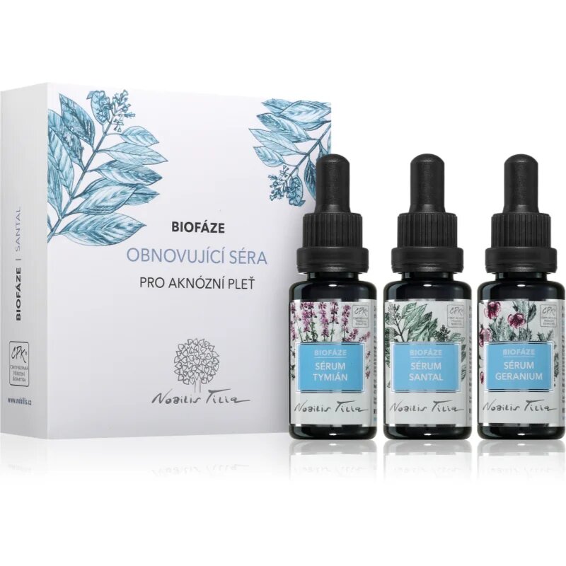 Nobilis Tilia Biofáze Obnovující Séra Santal ajándékszett a bőr regenerációjára