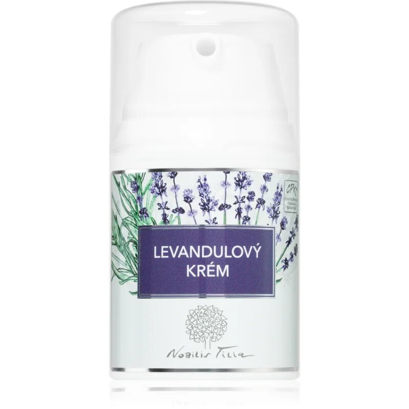 Nobilis Tilia Face Cream Lavender hidratáló krém nyugtató hatással 50 ml