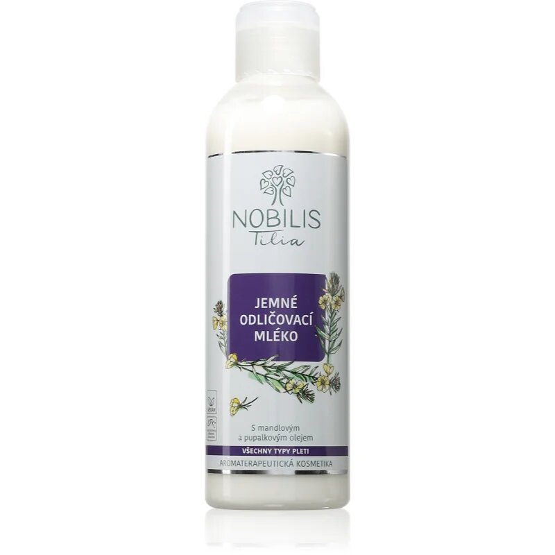 Nobilis Tilia Jemné Odličovací Mléko sminklemosó tej tápláló hatással 200 ml