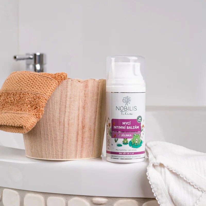 Nobilis Tilia Kids' Care Jůlinka tisztító balzsam az intim részekre 100 ml