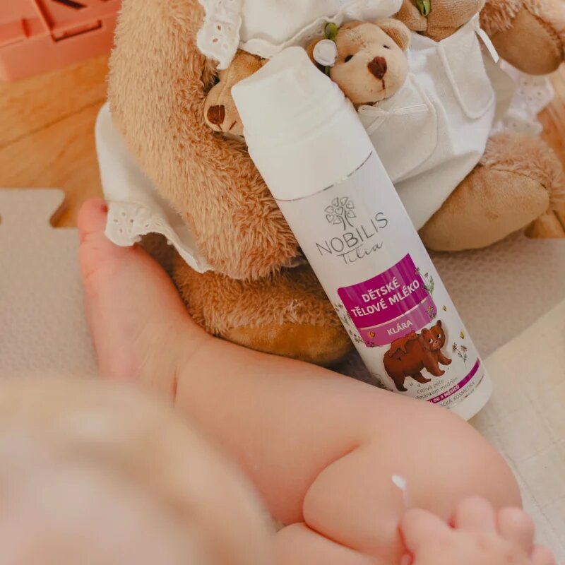 Nobilis Tilia Kids' Care Klára tápláló és hidratáló testápoló tej kamillával 200 ml