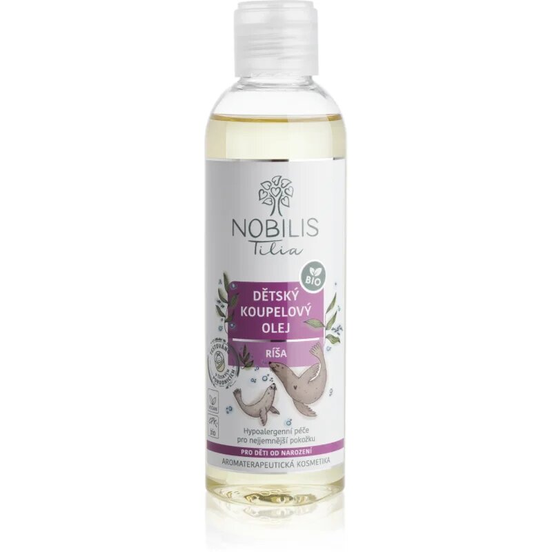 Nobilis Tilia Kids' Care Ríša fürdő olaj gyermekeknek születéstől kezdődően 200 ml