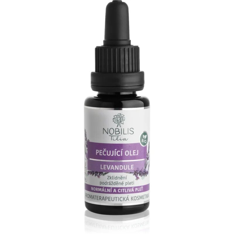 Nobilis Tilia Obličejový olej Levandulový Levendula bio regeneráló arcolaj 20 ml