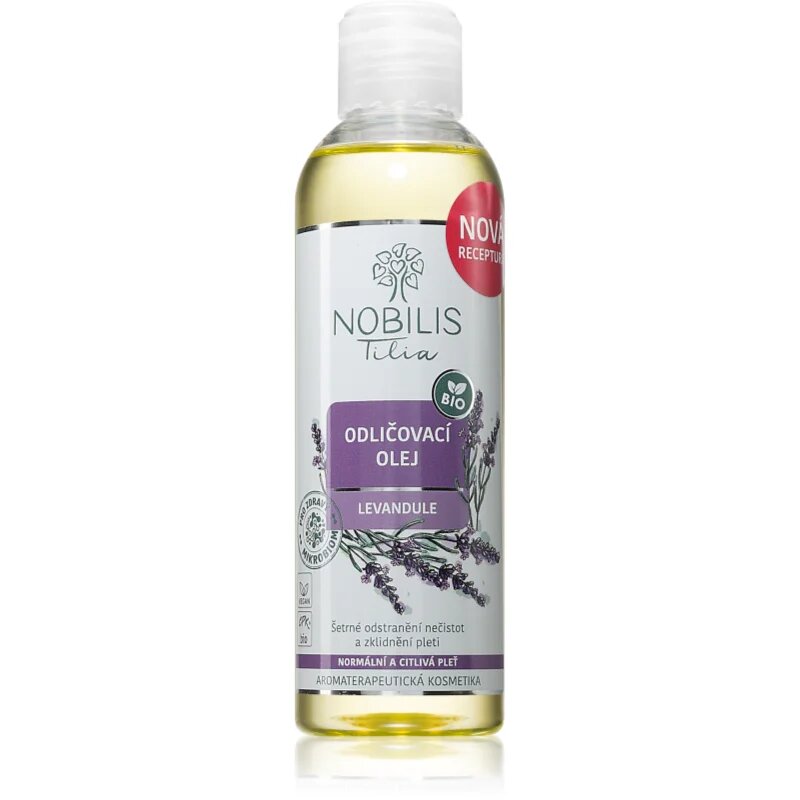 Nobilis Tilia Odličovací Olej Levandule Levendula sminklemosó olaj nyugtató hatással 200 ml