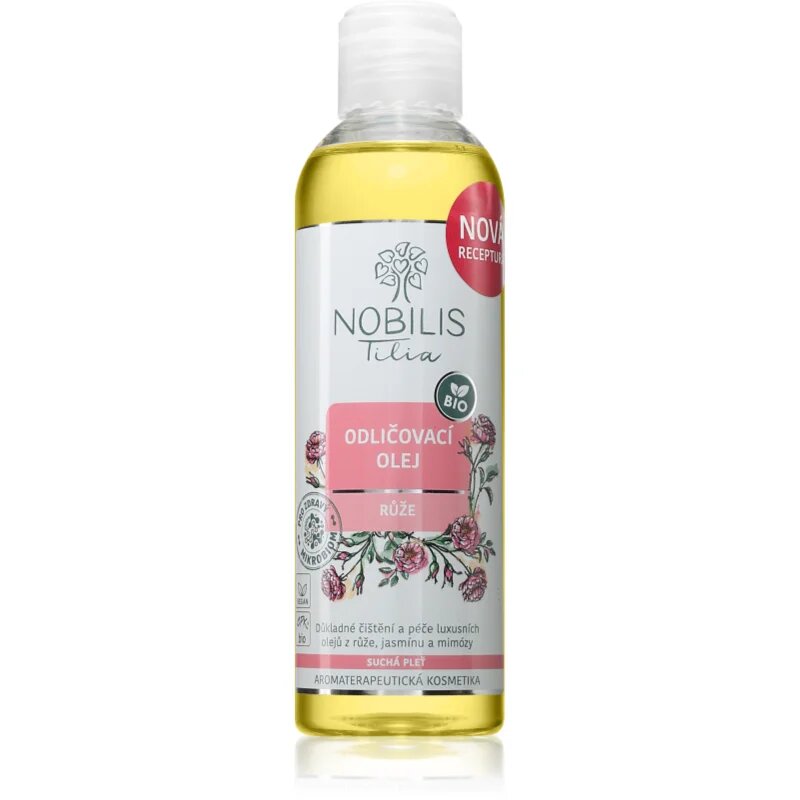Nobilis Tilia Odličovací Olej Růže sminklemosó olaj hidratáló hatással 200 ml