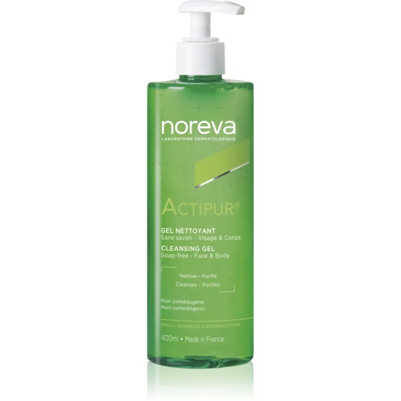 Noreva Actipur Dermo-Cleansing Gel lágy tisztító gél az érzékeny arcbőrre 400 ml
