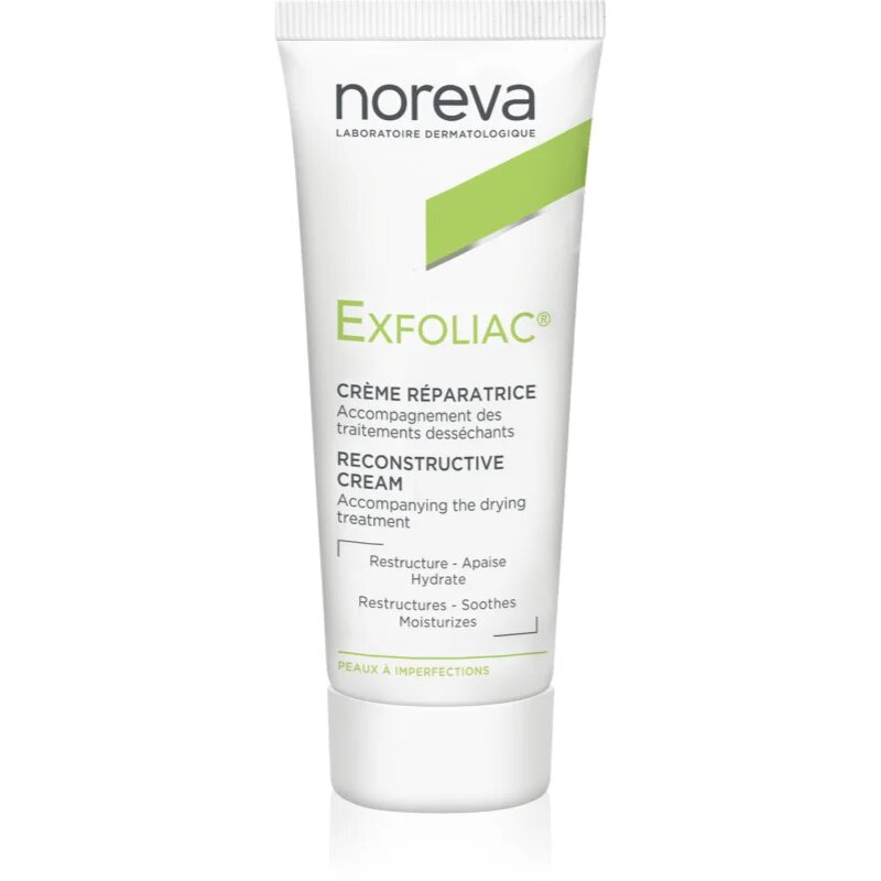 Noreva Exfoliac Reconstructive Cream regeneráló krém 40 ml