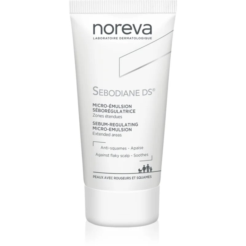 Noreva Sebodiane DS Sebum-Regulating Micro-Emulsion nyugtató emulzió az érzékeny bőrre 30 ml