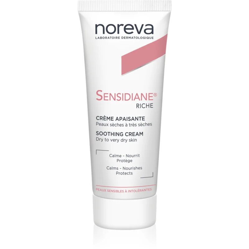 Noreva Sensidiane Rich Soothing Cream tápláló és nyugtató arckrém 40 ml