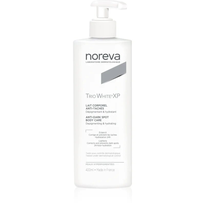 Noreva Trio White XP Anti-Dark Spot Body Care testápoló tej a pigment foltok ellen 400 ml