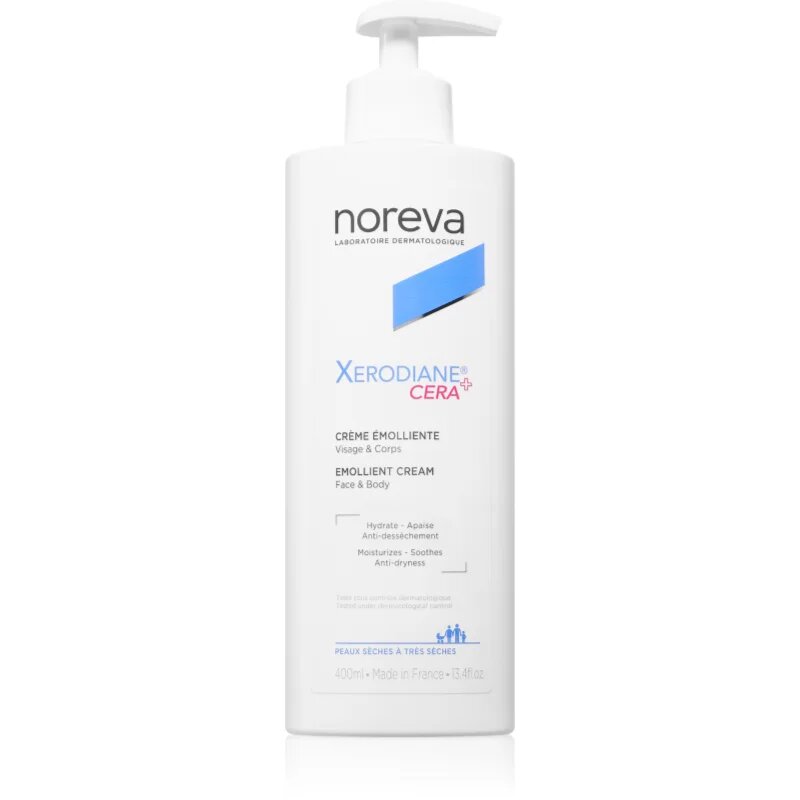 Noreva Xerodiane® Cera Emollient Cream tápláló krém nagyon száraz bőrre 400 ml