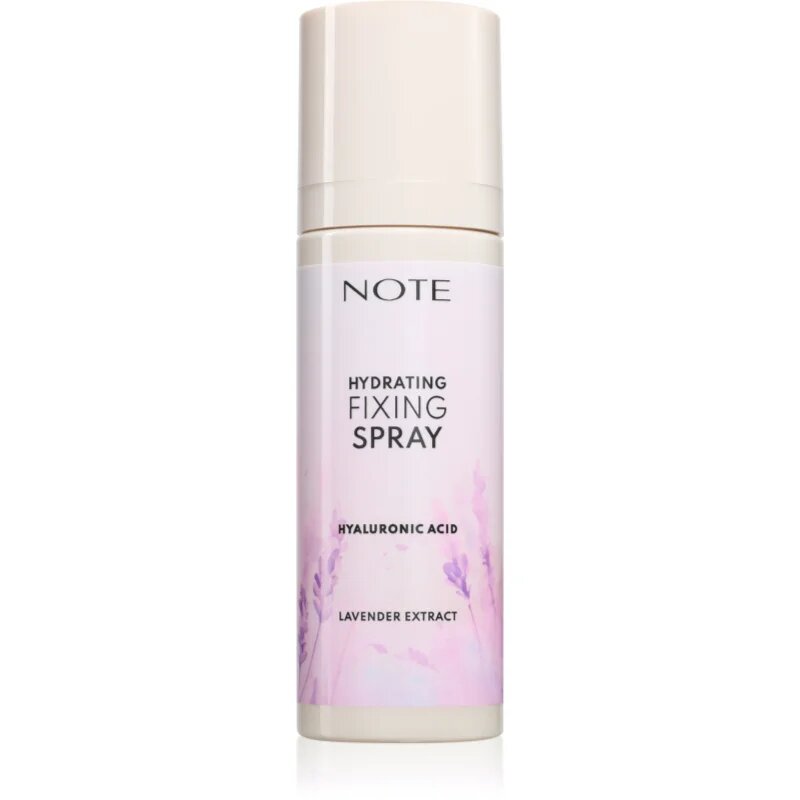 Note Cosmetique Hydrating Fixing Spray sminkfixáló spray hidratáló hatással típus Lavender 100 ml