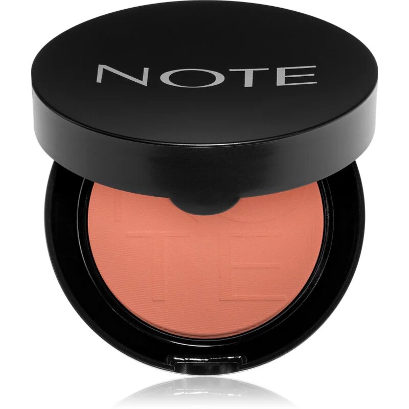 Note Cosmetique Luminous Silk púderes arcpír 04 Soft Peach 55 g