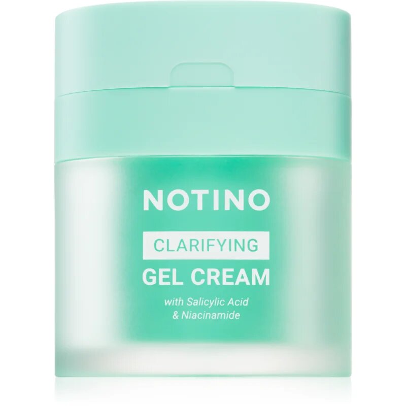 Notino Clarifying Gel Cream with Salicylic Acid and Niacinamide finoman tisztító géles krém szalicilsavval és niacinamiddal 50 ml