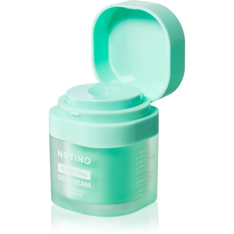 Notino Clarifying Gel Cream with Salicylic Acid and Niacinamide finoman tisztító géles krém szalicilsavval és niacinamiddal 50 ml