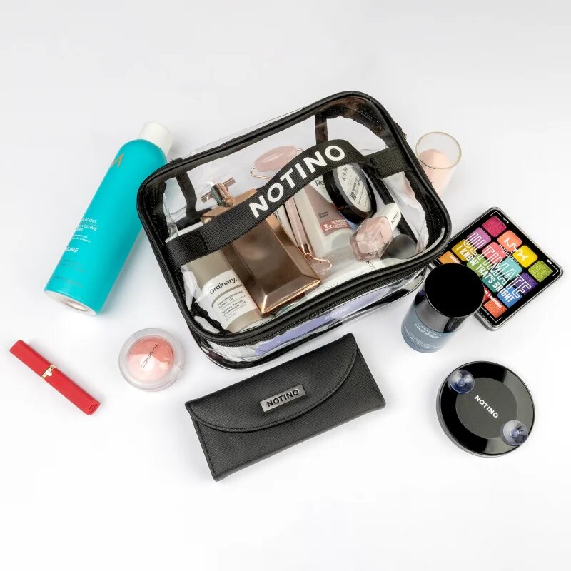 Notino Cosmetic Bags Clear Make-Up Artist Bag kozmetikai táska átlátszó 1 db