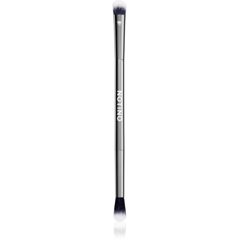 Notino Dual-End Eyeshadow Brush 501 ecset az alap szemhéjfestékekre kétoldalas 1 db