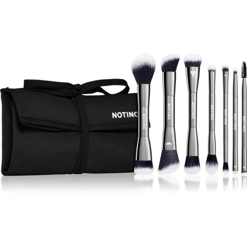 Notino Dual-End Make-Up Brush Set ecset szett 7 db