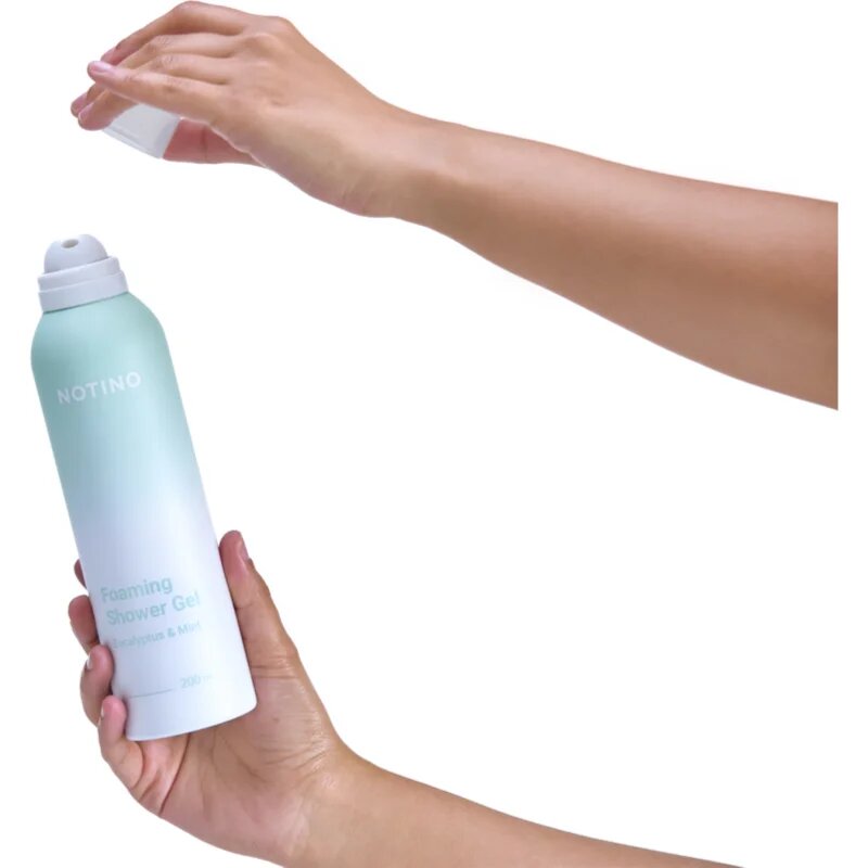 Notino Foaming Shower Gel Eucalyptus & Mint tusoló hab 200 ml