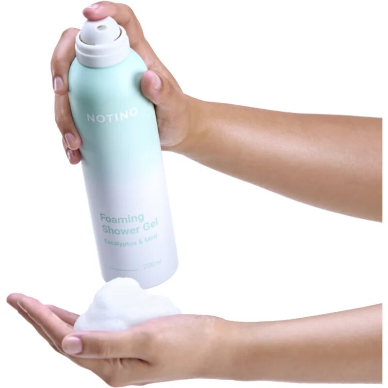 Notino Foaming Shower Gel Eucalyptus & Mint tusoló hab 200 ml