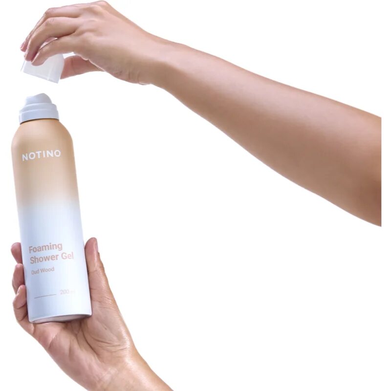Notino Foaming Shower Gel Oud Wood tusoló hab 200 ml