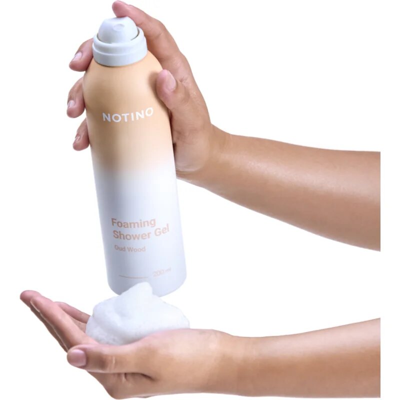 Notino Foaming Shower Gel Oud Wood tusoló hab 200 ml