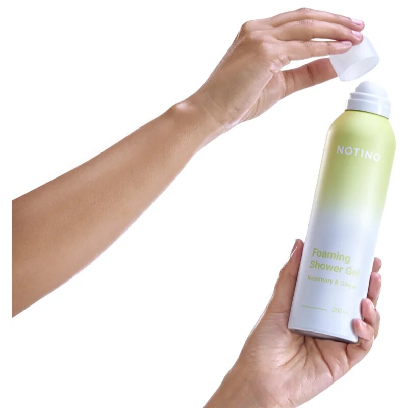Notino Foaming Shower Gel Rosemary & Ginger tusoló hab 200 ml
