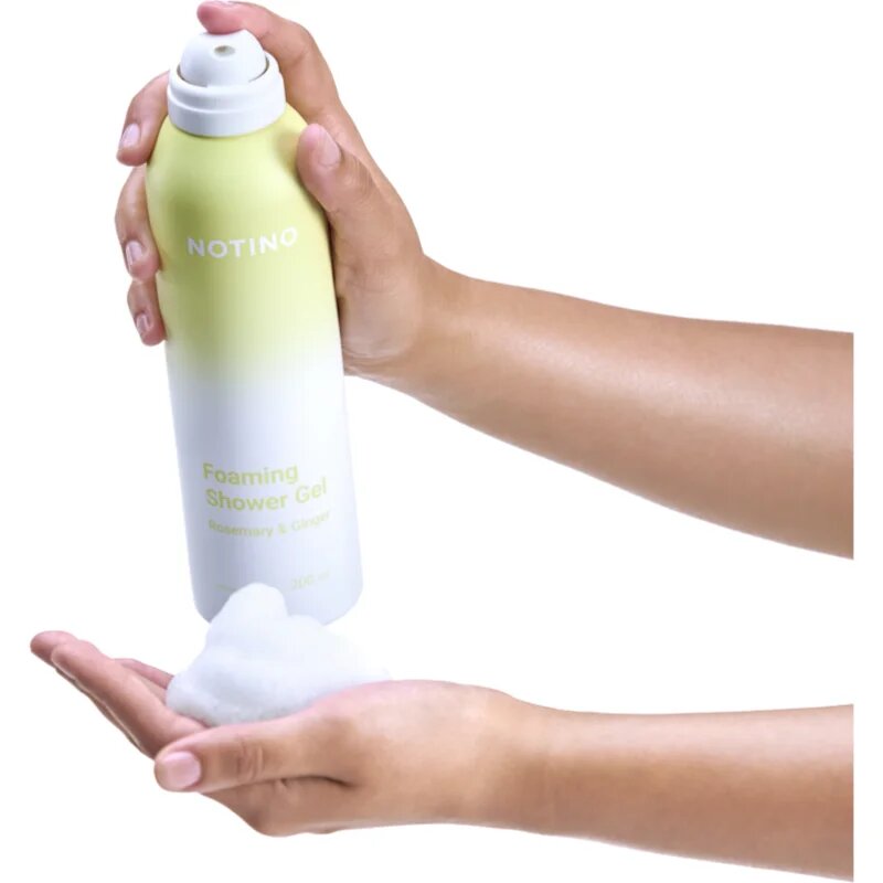 Notino Foaming Shower Gel Rosemary & Ginger tusoló hab 200 ml
