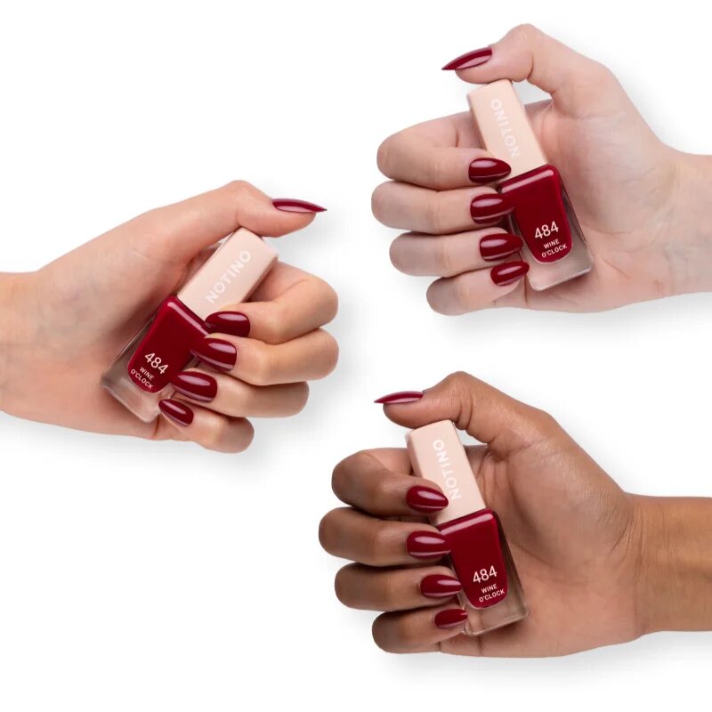 Notino Gel Effect Nail Polish körömlakk géles hatással 484 Wine O'Clock 10 ml